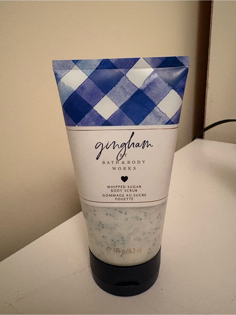 Bath & Body Works Gingham Whipped Sugar Body Scrub - Blue